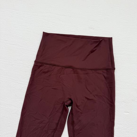 Aerie Chill Play Move High Waisted Leggings Burgundy, Size Small - Picture 2 of 6